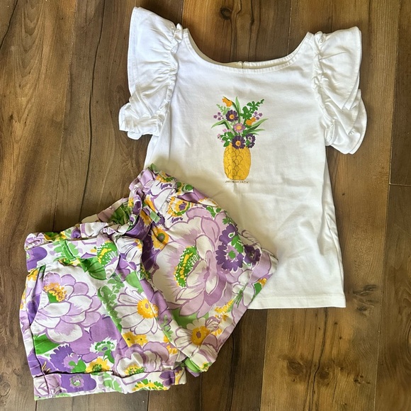 Janie and Jack Other - Janie and Jack | Lilac Wonder Floral Tee and Short Set | 3/4